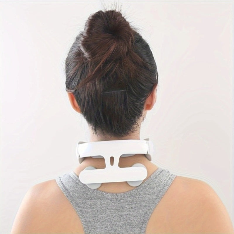 Portable Smart Neck Massager – Advanced Relief with Wireless Remote and Deep Tissue Kneading!