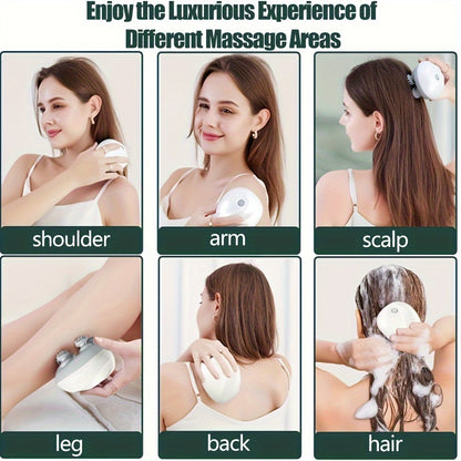 Handheld Electric Scalp Massager – Ultimate Relaxation and Pain Relief for Your Head!