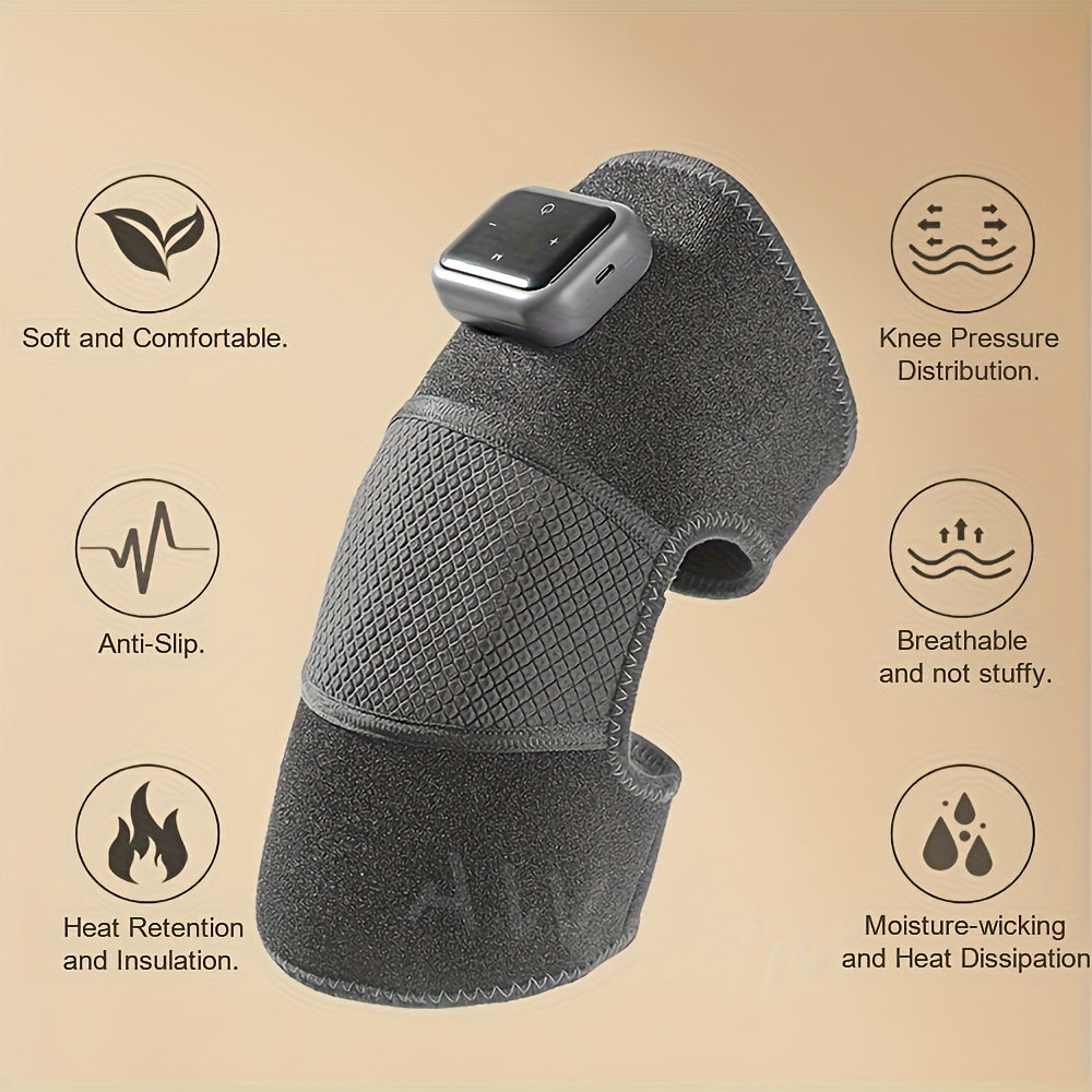 3-In-1 Heated Knee Elbow Shoulder Brace Wrap – Ultimate Pain Relief and Comfort!