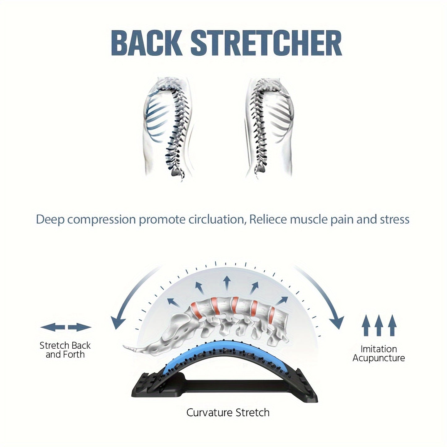 Back Stretcher For Lower Back Pain Relief  >>>🗣️Buy One, Get One Free! 🎁🛒