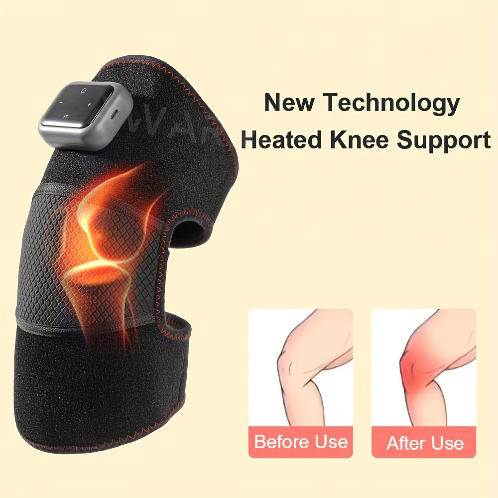 3-In-1 Heated Knee Elbow Shoulder Brace Wrap – Ultimate Pain Relief and Comfort!