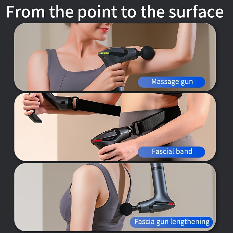 Multi-functional Fascia Electric Massage Gun – Ultimate Muscle Relaxation and Relief!