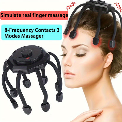 Octopus Electric Head Massager – Ultimate Scalp Relaxation!