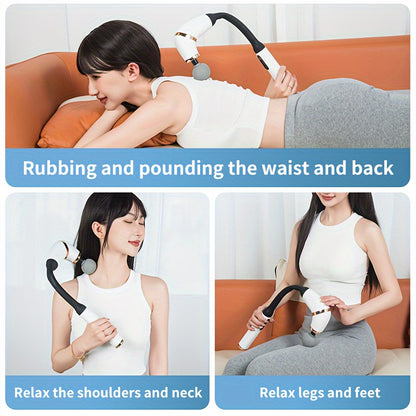 Professional Handheld Massage Gun – USB Rechargeable for Full Body Relief!