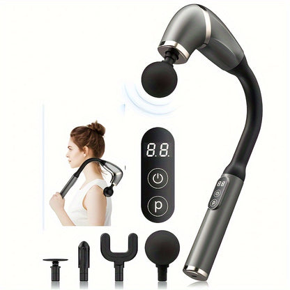 Professional Handheld Massage Gun – USB Rechargeable for Full Body Relief!